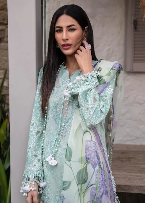 Sana Safinaz Unstitched 3Pcs Embroidered Lawn Collection 2023 SS-41A