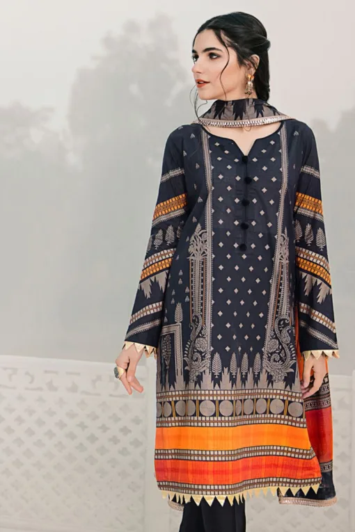 Gul Ahmed Summer 2024 – 3PC Unstitched Lawn Suit GA-501A