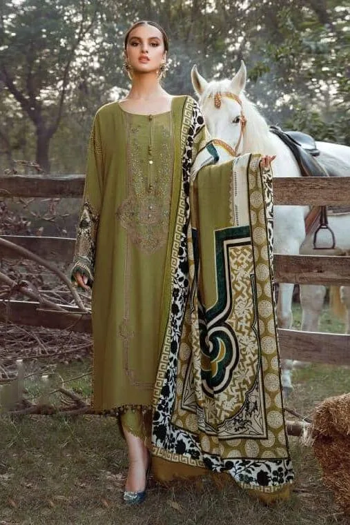 MariaB 3Pcs Premium Embroidered Summer Lawn Collection 2023 MB-40B