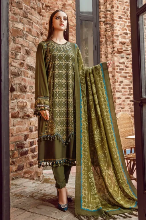 MariaB 3Pcs Premium Embroidered Summer Lawn Collection 2023 MB-42B