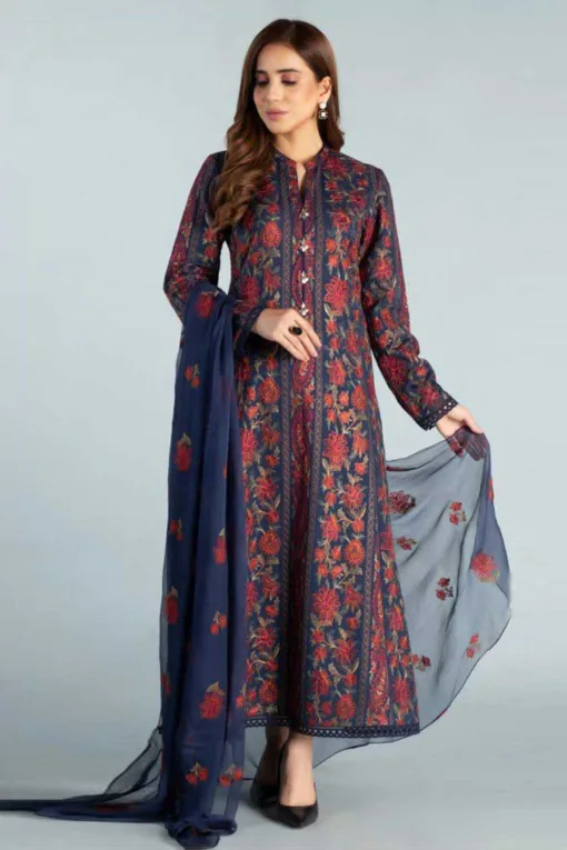 Bareeze Premium Embroidered Summer Lawn Collection 2022 BR-1065
