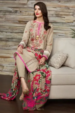 Hajra Emaan Lawn HC-079 | 3Pcs Embroidered Lawn Collection 2024