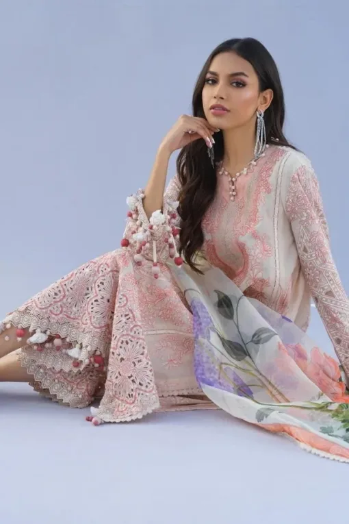 Sana Safinaz Unstitched 3Pcs Embroidered Lawn Collection 2023 SS-41B