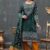 cross stitch embroidered summer lanw collection 2023 | Pakistani affordable dresses