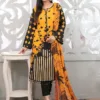 LimeLight 3Pcs Embroidered Lawn Collection 2023 LL-61A