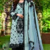 Sana Javed Unstitched 3Pcs Embroidered Lawn Collection 2023 SJ-48A