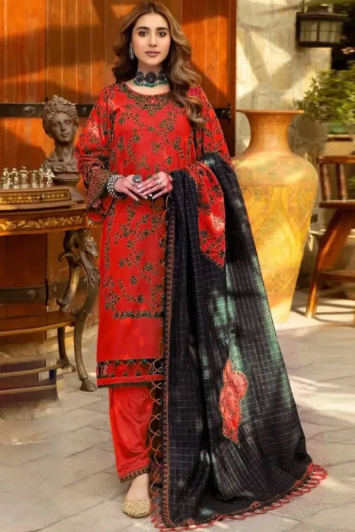 Mohagni Unstitched 3Pcs Embroidered Lawn Collection 2023 MH-07B