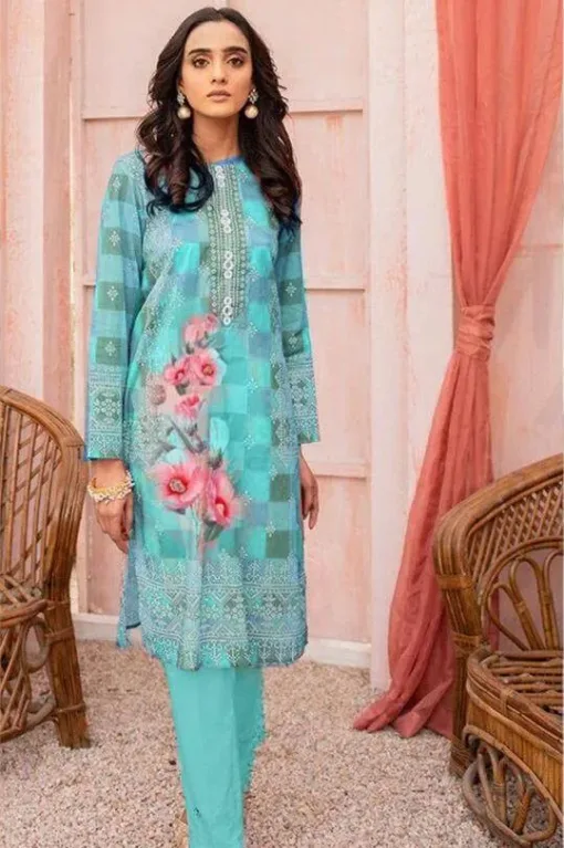 Cross Stich 3Pcs Embroidered Lawn Collection 2023 CS-51C