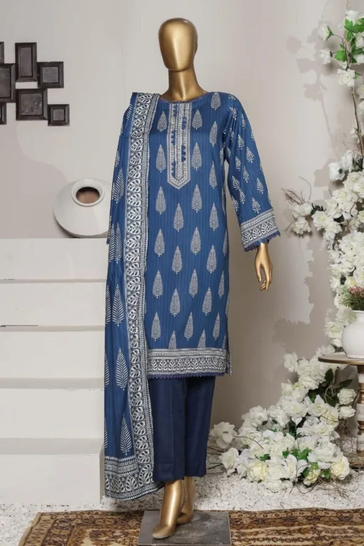 Bin Saeed 3Pcs Embroidered Lawn Collection 2023 BS-12A