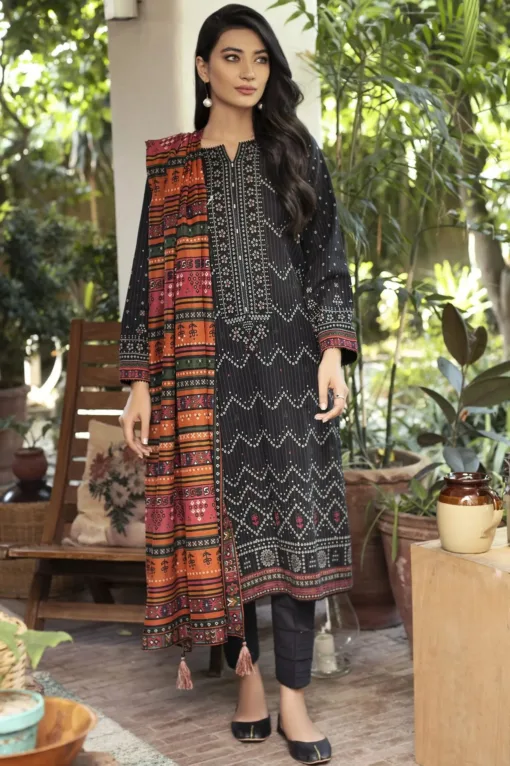 Nishat 3Pcs Embroidered Lawn Collection 2024 LL-105