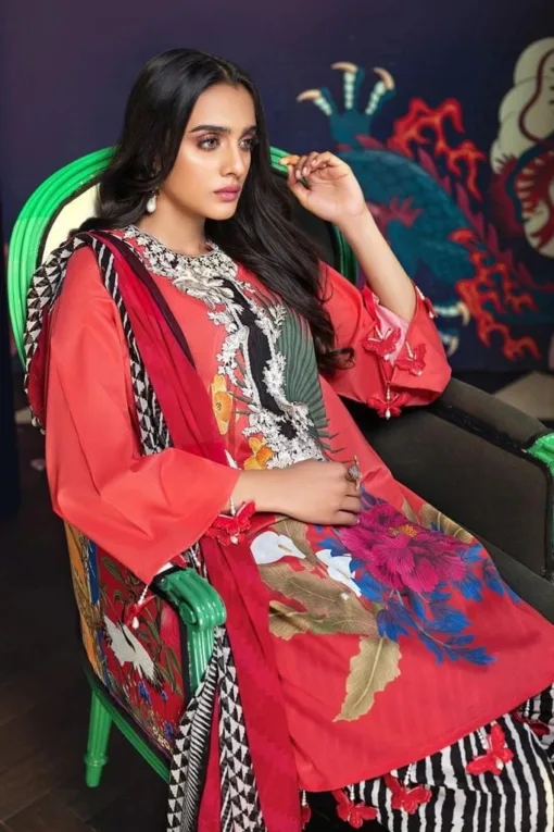 Sana Safinaz 3Pcs Embroidered Lawn Collection 2023 SS-69B