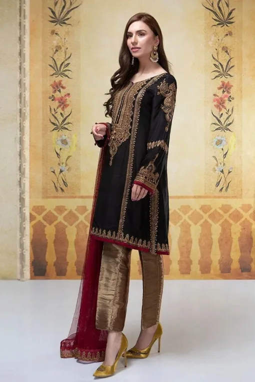 MariaB 3pcs Unstitched Embroidered Summer Lawn Suit | MariaB lawn 2024