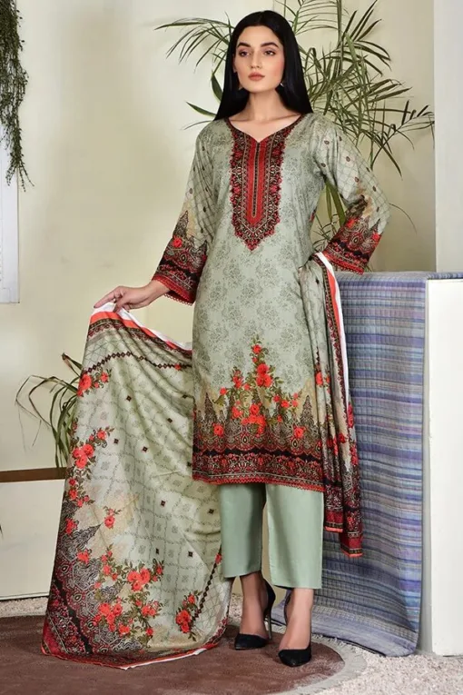 Five Star 3Pcs Embroidered Lawn Collection 2023 FS-96A