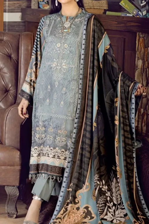 Salitex 3Pcs Embroidered Summer Lawn Collection 2023 ST-588
