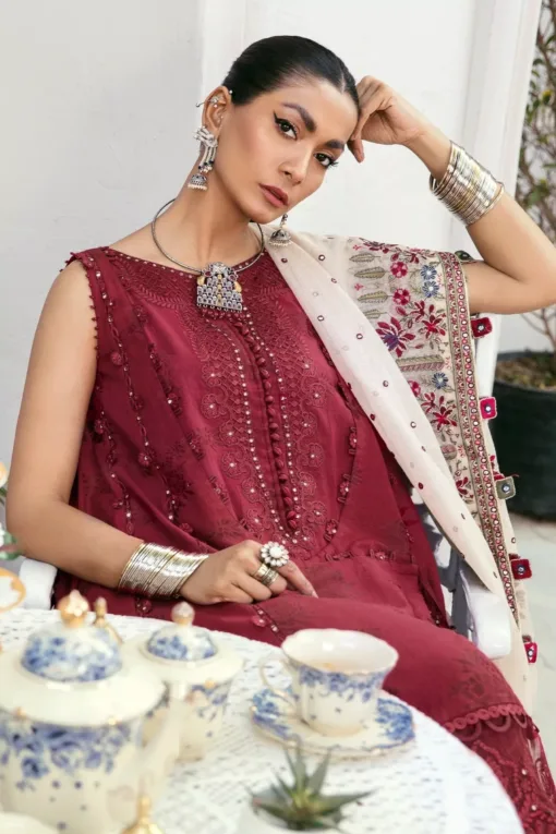 Baroque embroidered latest summer lawn collections 2023