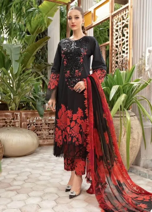 MariaB Embroidered winter collections 2023 | MariaB dhanak collections 2023