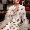 honey waqar shiney kataan silk embroidered winter collections 2023