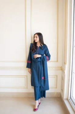 Aisling premium embroidered winter dhanak collections 2023 | Aisling Dhanak 2023