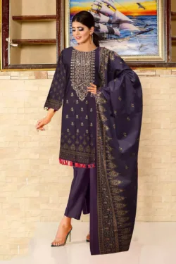 Kayseria embroidered winter dhanak collections 2023 - Kayseria winter sale 2023