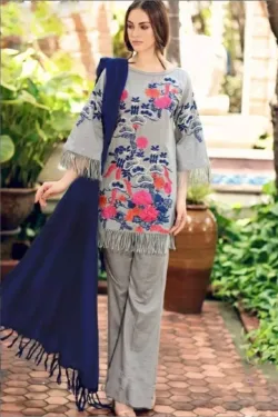 Charizma premium embroidered winter khaddar suit 2023 | Charizma khaddar collections 2023