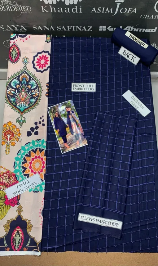 Zara Shahjahan premium embroidered winter dhanak collections 2023 | Zara Shahjahan Dhanak 2023
