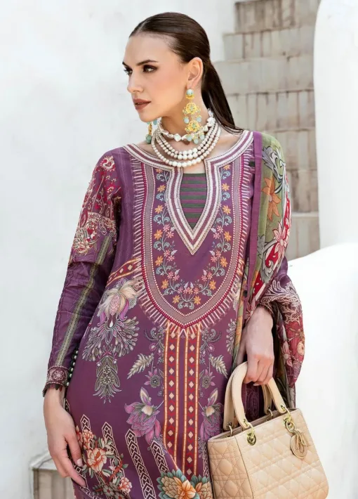 Gulal summer sale 2024 | Gulal unstitched 3 piece premium embroidered lawn suit 2024