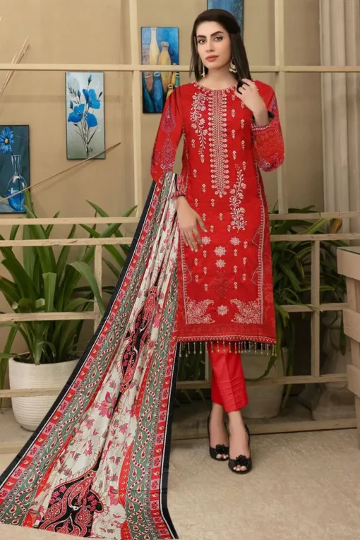 Al Karam new summer sale embroidered lawn 3 piece 2024