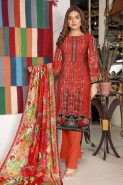 LimeLight 3pcs Embroidered Lawn Suit 2024 | LimeLight summer sale 2024 | LimeLight unstitched 3 piece premium embroidered lawn suit 2024