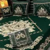 4pc-Velvet-Jacquard-king-size-bedsheet