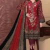 LimeLight 3pcs Embroidered Lawn Suit 2024 | LimeLight summer sale 2024 | LimeLight unstitched 3 piece premium embroidered lawn suit 2024