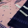 Asim Jofa 3pcs Unstitched Embroidered Summer Lawn Suit | Asim Jofa unstitched 3 piece premium embroidered lawn suit 2024