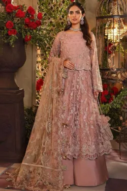 Emaan Adeel 3pcs Unstitched Embroidered Summer Lawn Suit | Emaan Adeel unstitched 3 piece premium embroidered lawn suit 2024
