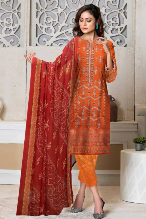 LimeLight 3pcs Embroidered Lawn Suit 2024 | LimeLight summer sale 2024 | LimeLight unstitched 3 piece premium embroidered lawn suit 2024 | Libas e Khas Store Sale 2024