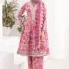 Jazmin 3pcs Unstitched Embroidered Summer Lawn Suit | Zari Diamond Dupatta | Jazmin unstitched 3 piece premium embroidered lawn suit 2024