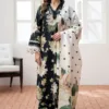 Baroque Digital Printed winter sale 2024 | Baroque unstitched 3 piece premium Digital Printed linen suit 2024