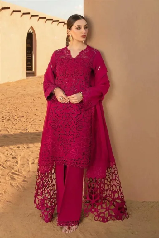 Zara Shahjahan Unstitched Embroidered Summer Lawn Suit | Zara Shahjahan lawn Dupatta | Zara Shahjahan unstitched 3 piece premium embroidered lawn suit 2024