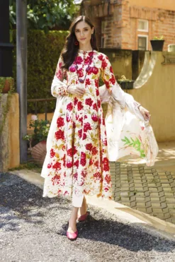 Iznik Lawn Firdous summer Lawn 2024 | Pakistani modern dresses | lawn collections 2024 | Iznik 3 piece embroidered Lawn suit 2024
