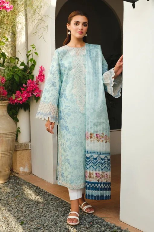 Baroque Digital Printed winter sale 2024 | Baroque unstitched 3 piece premium Digital Printed linen suit 2024 | baroque winter linen sale 2024 | baroque winter 2025