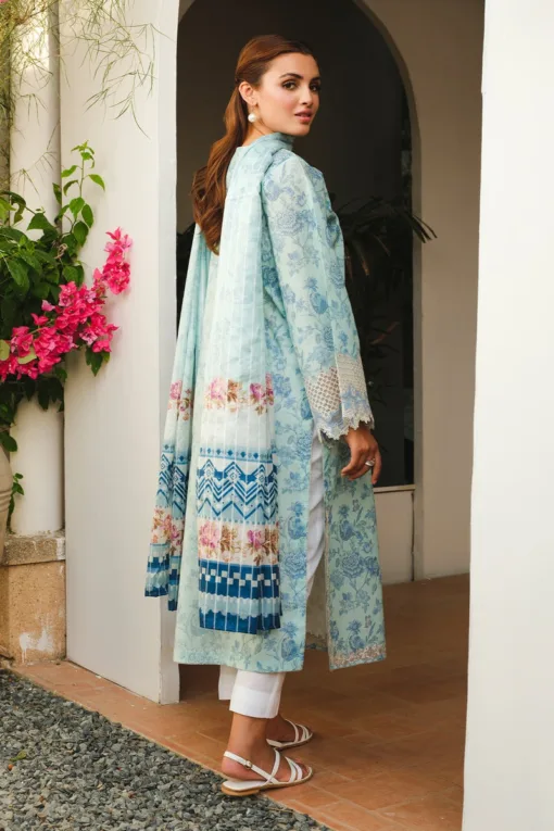 Baroque Digital Printed winter sale 2024 | Baroque unstitched 3 piece premium Digital Printed linen suit 2024 | baroque winter linen sale 2024 | baroque winter 2025