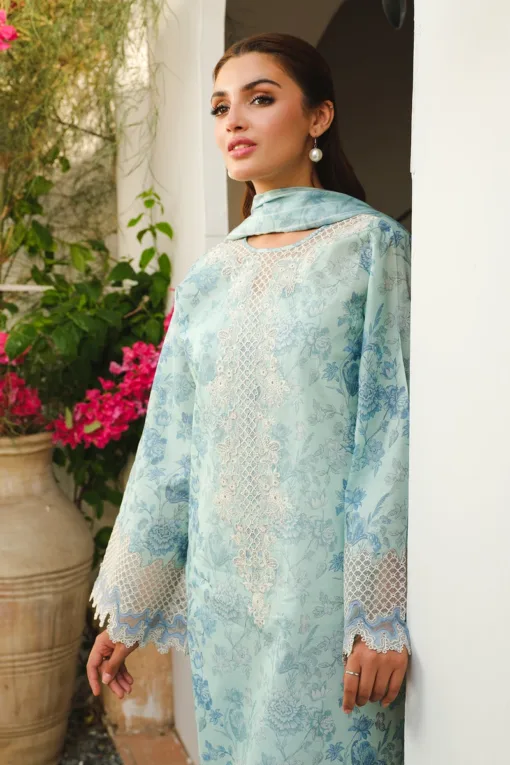 Baroque Digital Printed winter sale 2024 | Baroque unstitched 3 piece premium Digital Printed linen suit 2024 | baroque winter linen sale 2024 | baroque winter 2025