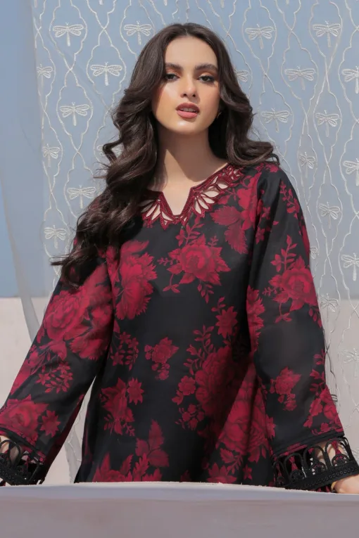 Baroque Digital Printed winter sale 2024 | Baroque unstitched 3 piece premium Digital Printed linen suit 2024 | baroque winter linen sale 2024 | baroque winter 2025