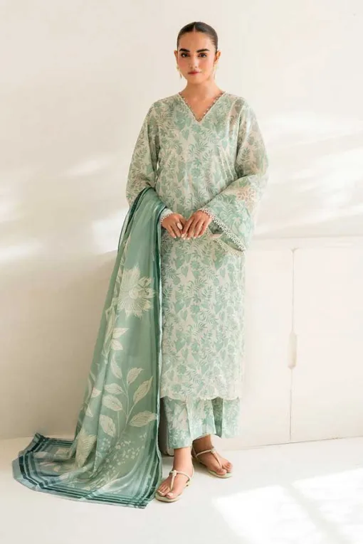 Baroque Digital Printed winter sale 2024 | Baroque unstitched 3 piece premium Digital Printed linen suit 2024 | baroque winter linen sale 2024 | baroque winter 2025