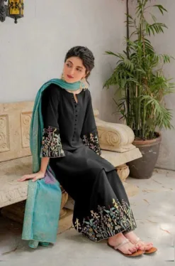 Aisling premium embroidered winter dhanak collections 2024 | Aisling Dhanak 2024