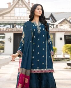MariaB embroidered winter sale 2024 | Baroque unstitched 3 piece premium embroidered dhanak suit 2024 | MariaB winter dhanak sale 2024 | MariaB winter 2025
