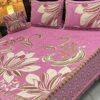 4pc-Velvet-Jacquard-king-size-bedsheet