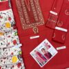 Aisling 3pcs Embroidered dhanak Suit 2025 | Aisling summer sale 2025 | Aisling unstitched 3 piece premium embroidered lawn suit 2025