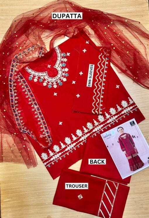 Maria.B Kids Lawn embroidered collections 2025 | summer kids lawn for girl | little dress pakistani | pakistani kids dresses