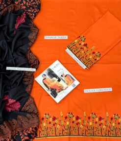 Alternative view of Aisling Dhanak AS-1543B | 3Pcs Embroidered Winter Collection 2025