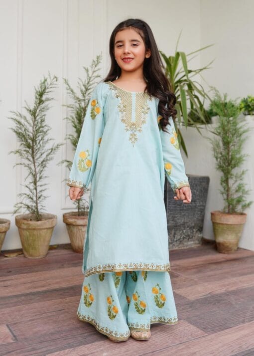 Maria.B Kids Lawn embroidered collections 2025 | summer kids lawn for girl | little dress pakistani | pakistani kids dresses