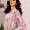 Iznik Lawn embroidered summer dress with printed chiffon dupatta, 3Pcs Premium Embroidered Summer Collection 2025